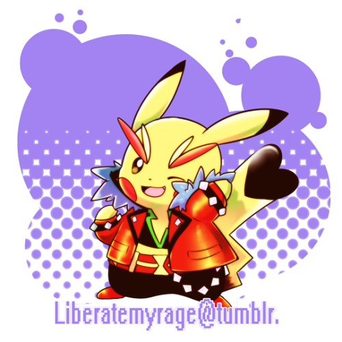liberatemyrage: pokemon-global-academy said:Tricky can you draw the cosplay pikachu’s? I drew 