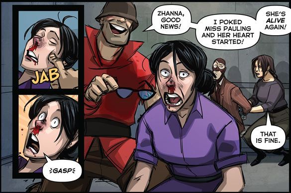 littlemissfemscout:   It took 1.3 billion dollars and hours for Medic to bring Sniper