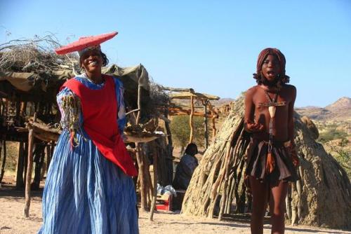 The Himba and Herero people of Namibia live side-by-side. (click to enlarge)1. Opuwo, Namibia6. Here