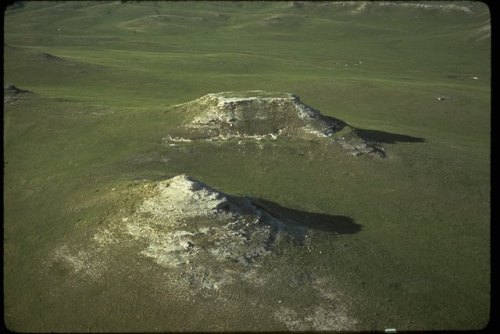 Agate Fossil Beds National MonumentThe two hills in this picture are named University hill and Carne