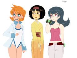 bbrigid:  Female Gym Leaders from Kanto 