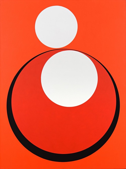 socialclaustrophobia:Geneviève Claisse (French, b. 1935), Unites, 1969. Oil on canvas,&n