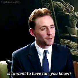 thehumming6ird:Tom On The Mischievous Side Of Loki, 11th October 2013