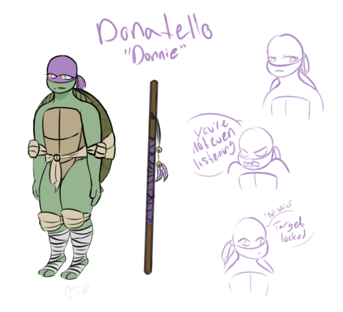 Updated Donnie, next is Raph :D