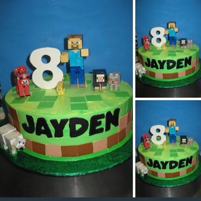 MINECRAFT CAKE!! 🟫🟨🟫🟨 ~ Dominican Vanilla Cake filled with