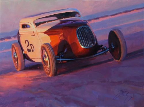 The Pierson brother’s coupe.9” x 12”, oil on panel. by Tom Fritz. (via Tom Fritz)