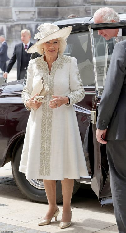 The Prince of Wales and The Duchess of Cornwall attend the National Service of Thanksgiving at St Pa