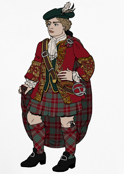 stripedroseandsketchpads: Not a lot of time for Bonnie Prince Charlie @erinaceina-blog requested Lym