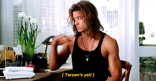 zceryll: disneyliveaction: George of the Jungle (1997)  Me when i have to answer