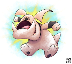 sketchinthoughts:  Shiny Granbull for our first livestream request! I’ll be drawing shiny Flygon next, come and hang out if you like! :) 