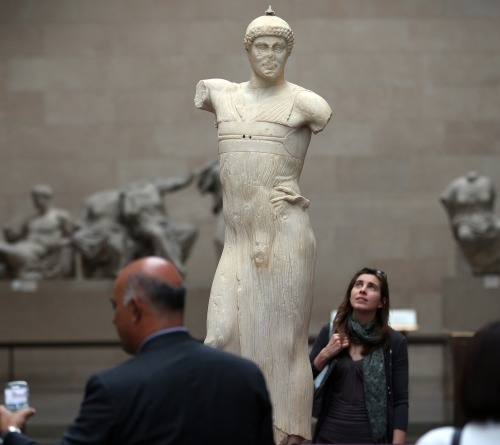loverofbeauty:Statue of a Youth (The Mozia Charioteer), about 470–460 B.C. (Getty Museum)