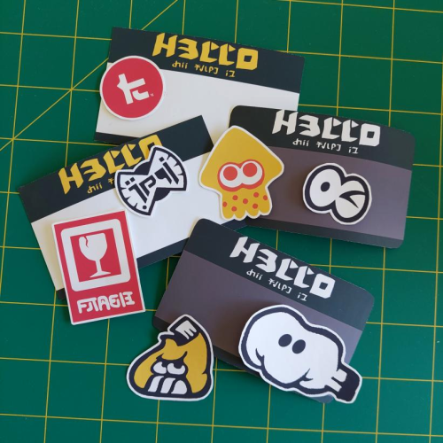 Made Some Splatoon Stickers!!! Finally!!!