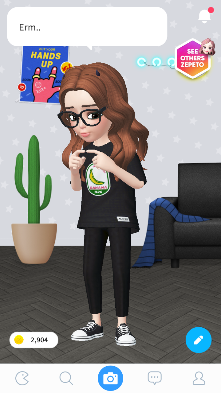 I made a cute lil me!! 😭✨Got cute lil horns lol 