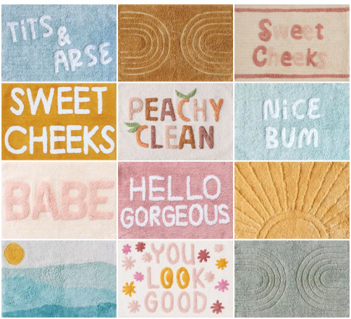 Did You Like The Cute Bathmats I Shared The Other Day ? Well If You Did I Hope You’ll Like These Ones