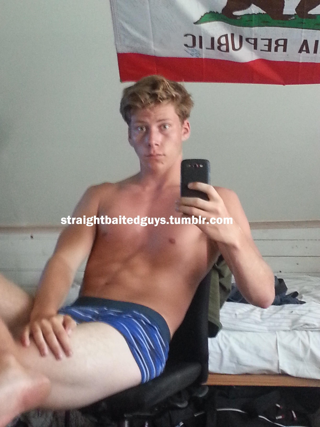 straightbaitedguys:  Cute young Swedish guy living in California.Follow me for more
