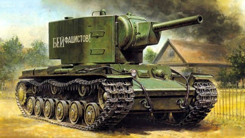 artyrambles - pinturas-sgm-tanques - 1941 KV2 “¡Aplastad a los...