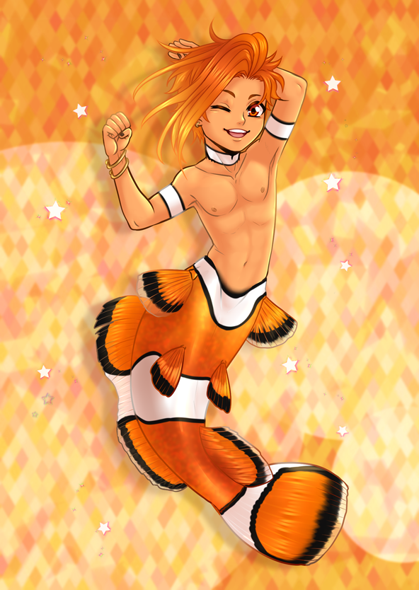 based on the ocellaris clownfish (amphiprion ocellaris)