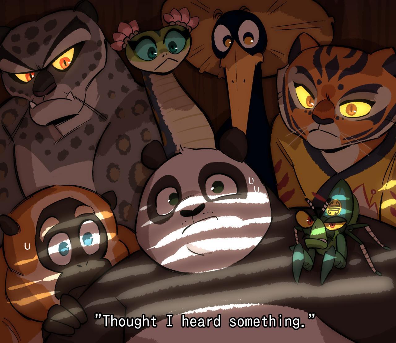 Kung Fu Panda — comfortmie: AU of Tai Lung being part of the group
