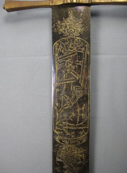 art-of-swords:Executioner’s SwordBladesmith: Johannes Wundes (German, Solingen, circa 1560&nda