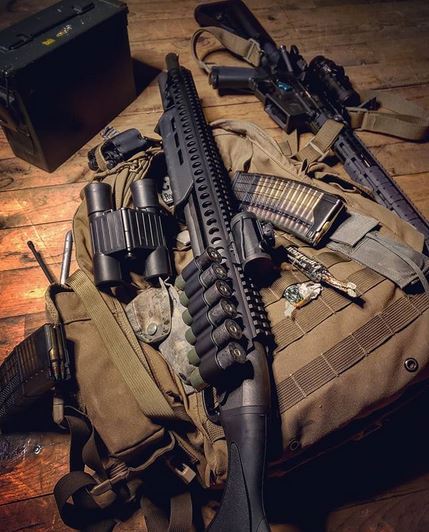 Lawwwd this Rem 870 that Brownells’ @baron_von_savant built up is on fire! Features a sweet @m