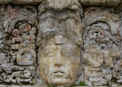 humanoidhistory: Relief sculpture in the ancient Maya city of Palenque, Mexico, photographed by Andrew Evans for National Geographic Traveler.