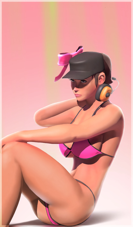 Femscout in bikini, Full versionA pose that I made around 2017, but wasn’t completed. Since it will 