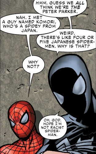 ayellowbirds:the original spider-verse comics had some truly amazing moments of dialogue