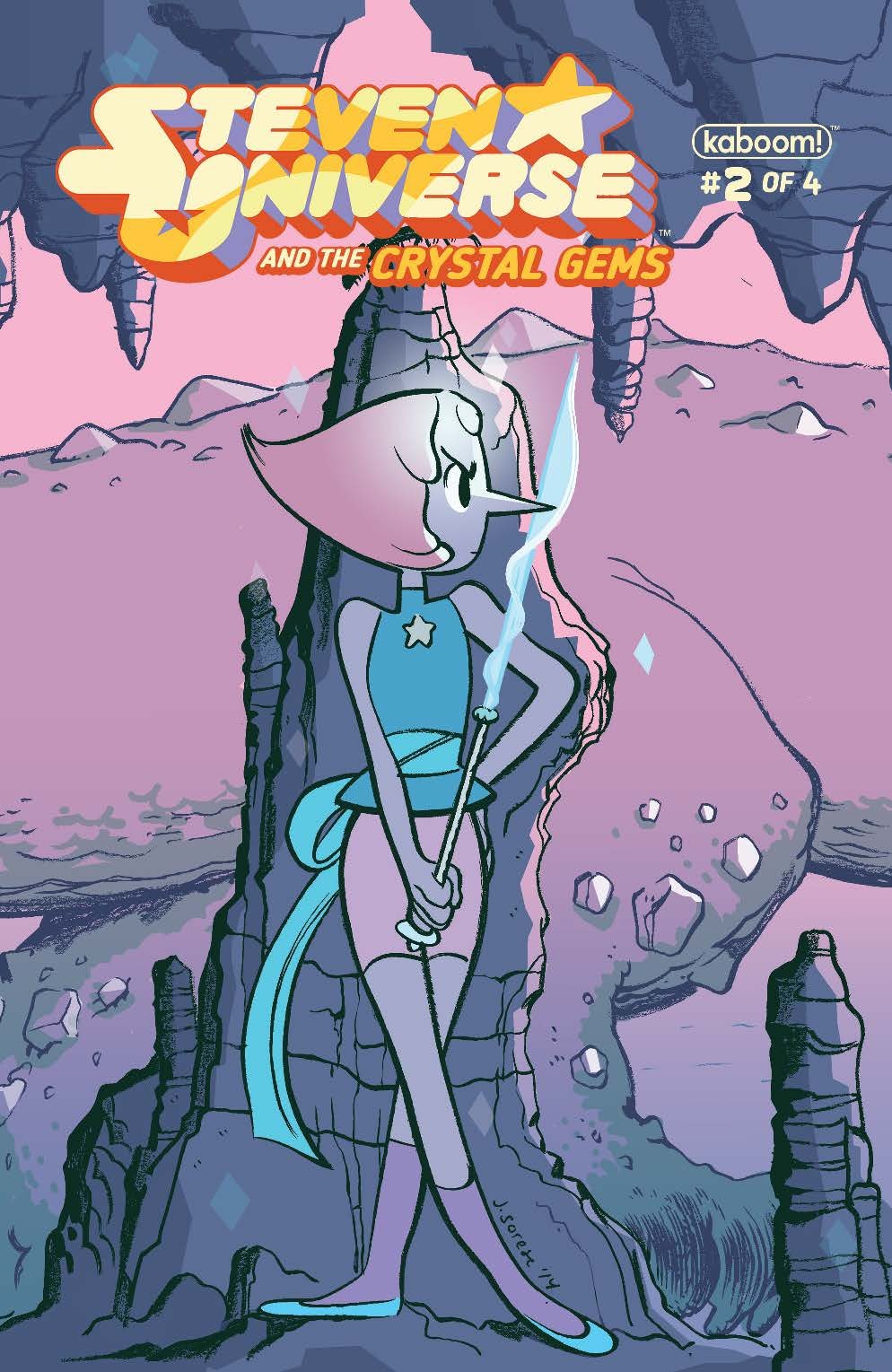 kaboomcomics:  STEVEN UNIVERSE AND THE CRYSTAL GEMS #2 (of 4) Check out these gorgeous