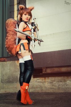 hotcosplaychicks:  Makoto Nanaya II by EnchantedCupcake Follow us on Twitter - @hotcosplaychick