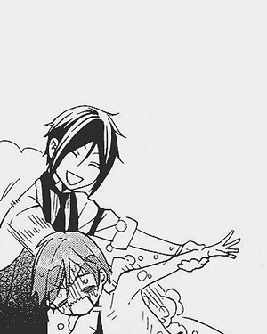 Shower time! O! Ciel’s face lol