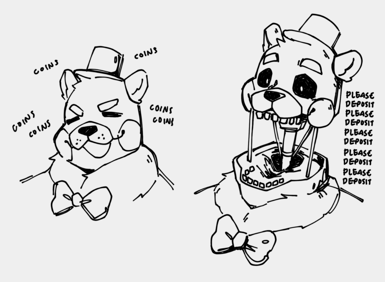 i draw sometimes — a rockstar freddy design cause i love the