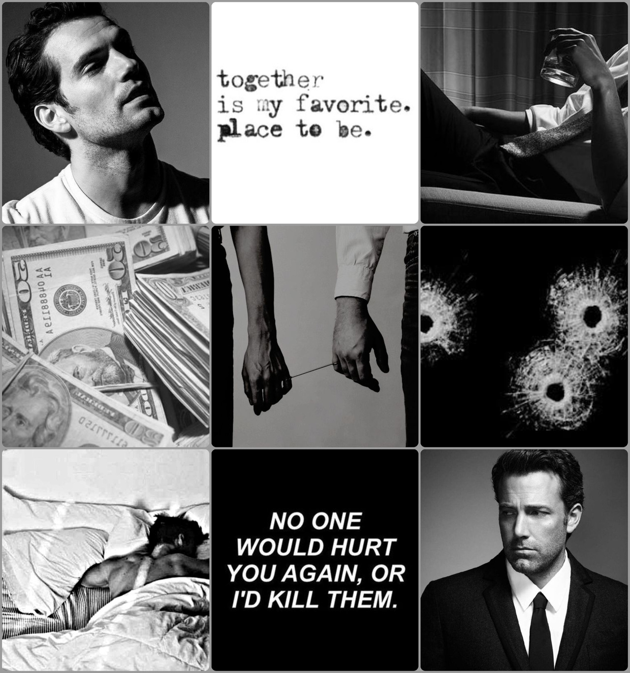 nixie-deangel:  For @allofourkingsaredead​, Superbat: Mob Boss Bruce x Escort Clark.