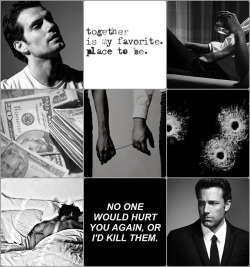 Nixie-Deangel:  For @Allofourkingsaredead​, Superbat: Mob Boss Bruce X Escort Clark.