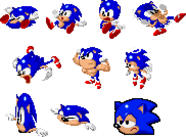 Sonic The Hedgeblog — Panicked running sprites that only appear for a