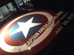 sebastianswintersoldier:  Photos from the Captain America Civil War Wrap Party in Atlanta!! (Sees Sputnik and cries again)