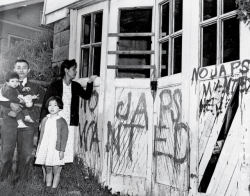 Black-To-The-Bones:   Japanese Family Returning To Their Home From Internment Camps