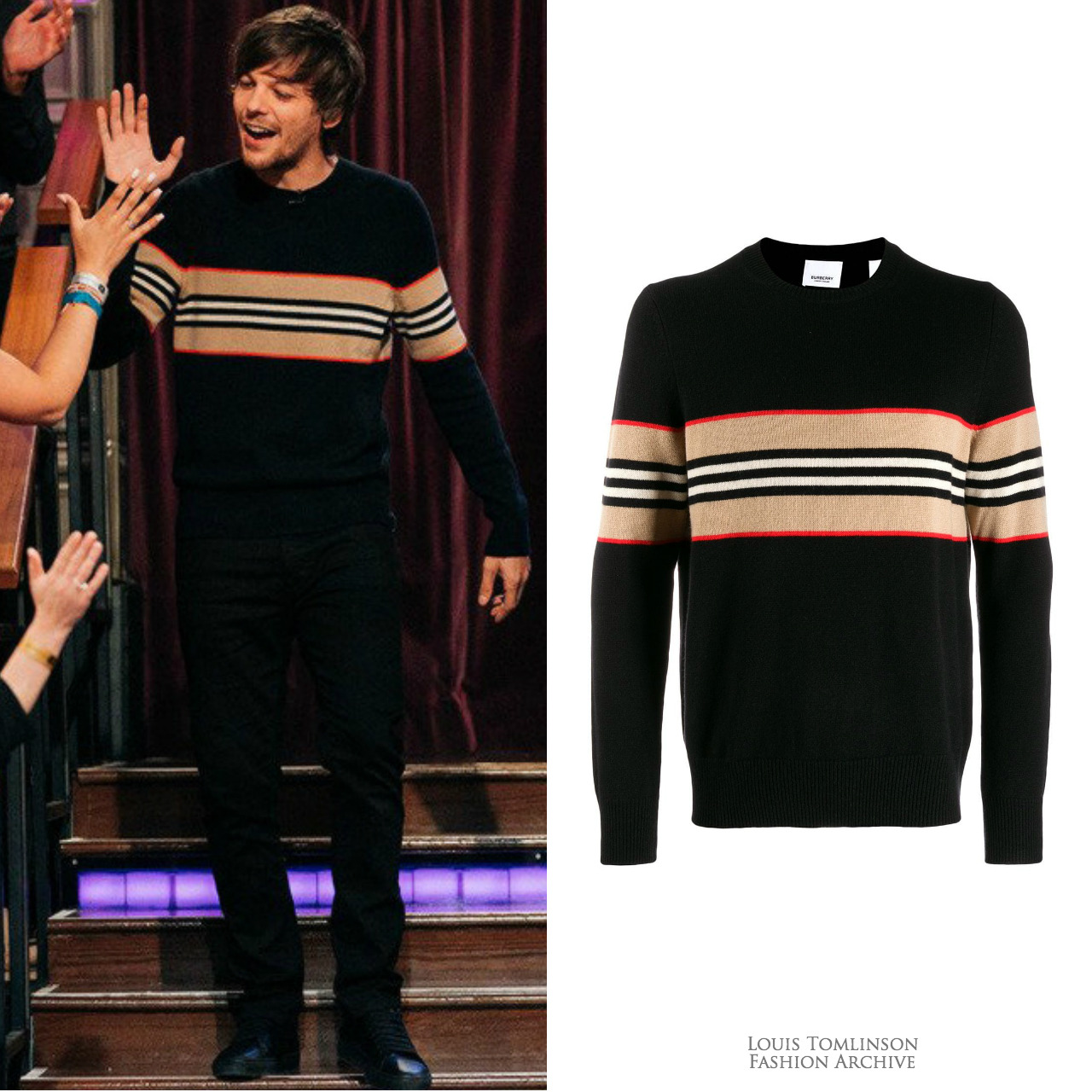 Louis Tomlinson Wearing A Sweater