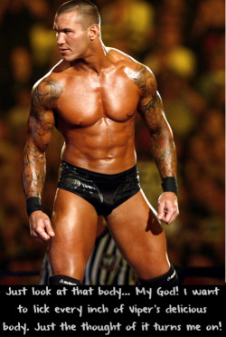wrestlingssexconfessions:  Just look at that body… My God! I want to lick every inch of Viper’s delicious body. Just the thought of it turns me on!