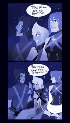 mintyskulls:  They certainly aren’t wrong!Don’t repost or use without proper credit, ask first please. Please don’t tag as OT3 or whatever the ship name for these three is