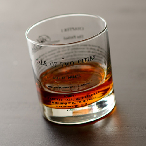 mymodernmetselects: Literature-Inspired Glassware by Uncommon Green Make your bar top as well read a