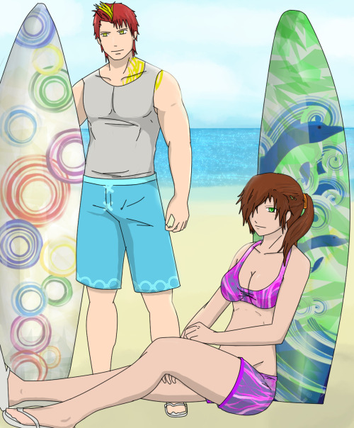 Drew This For Summer, Even Though Its Almost Fall....... Summer Never Ends In Florida~