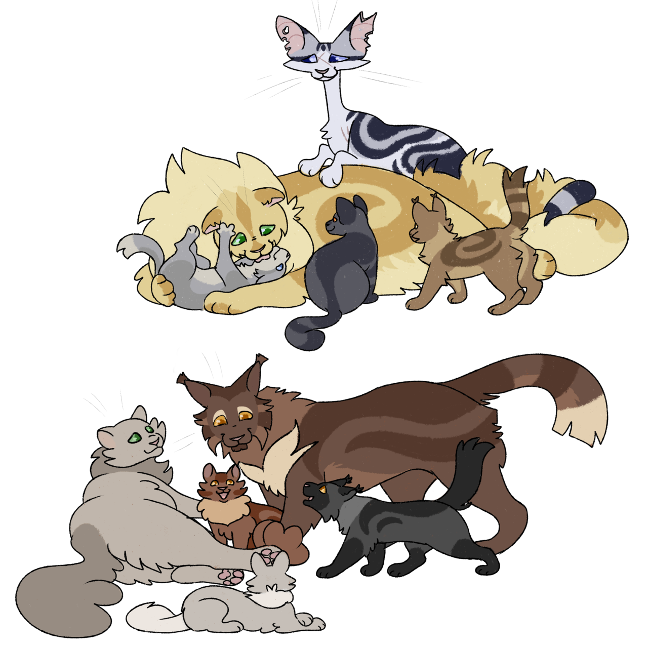 She Was Brave, My Mara — cutter-cat: Ivypool, Fernsong, Bristlekit...