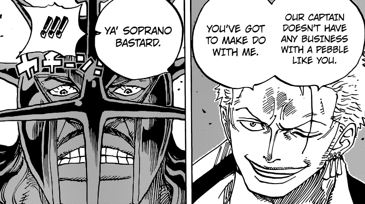 onepiecequotes:  Pica’s Shit List 1. Roronoa Zoro These are my favorite scenes