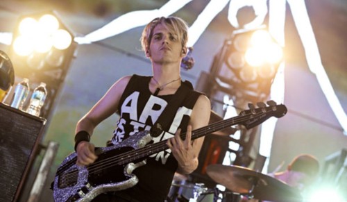 velvetdestroya:Mikey kicks out the bass at Riverbend Music Center on August 21, 2011 in Cincinnati, 