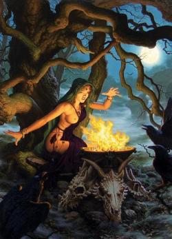 meanwhilebackinthedungeon:  — Raoul Vitale  Sorceress