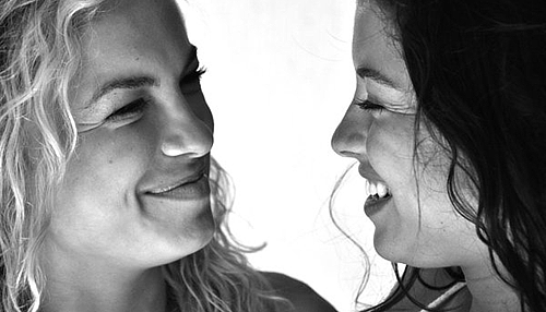 XXX hstockholm:  Lua Blanco with Ana Terra.  photo