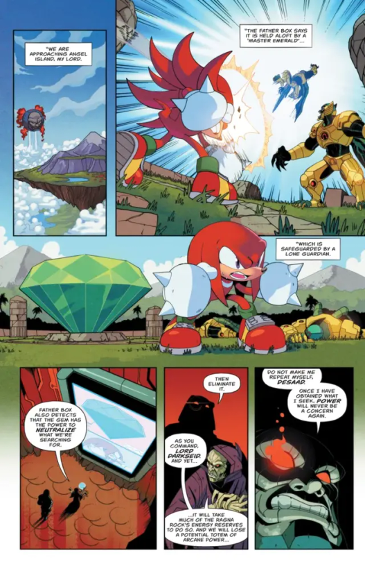 DC X Sonic The Hedgehog #1 Further Preview Pages