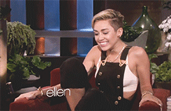 :  Ellen scares Miley 