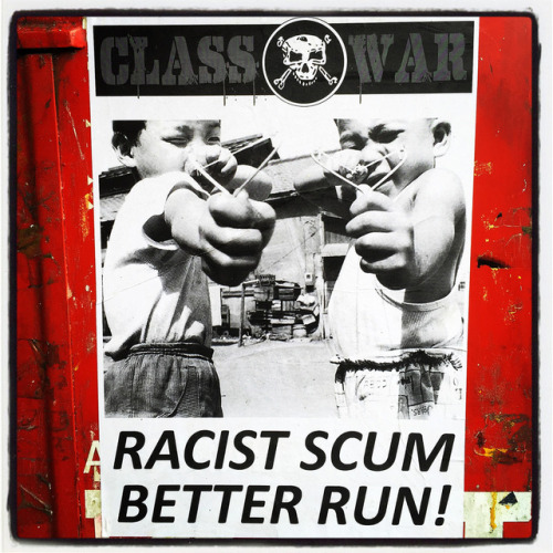 Anarchist posters seen around Sydney in June 2016