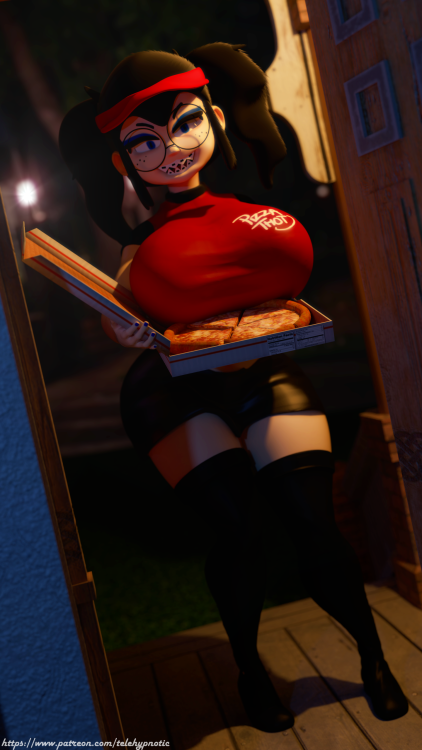 telehypnotic: Pizza Delivery!   just thought I’d join in on the Pizza Thot crazeTips belongs to gats 